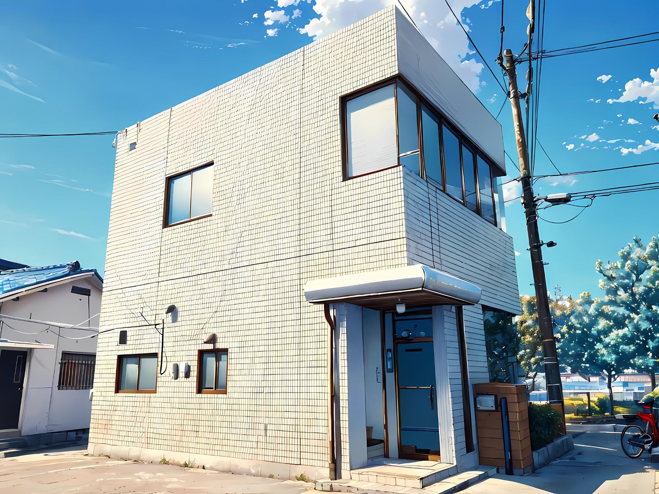 SumiXが拠点を置く都城の建物